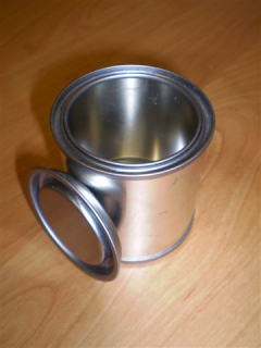 Plechovka na farby + viečko 150 ml (300 ks a viac)